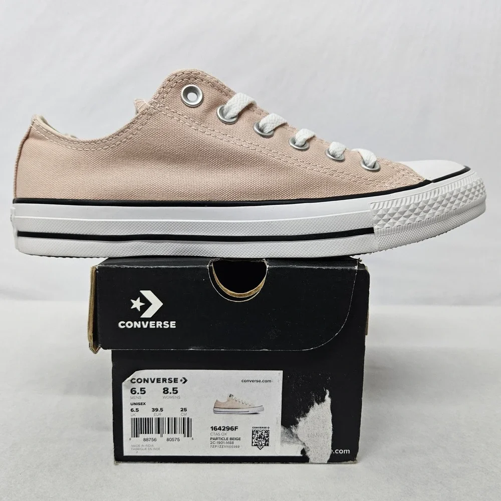 Converse Chuck Taylor All Star Oxford Shoe 164296F Particle Beige Men's Size 6.5 - Picture 3 of 10